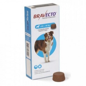 Tableta Antiparazitara Bravecto (20-40 kg) 1000 mg