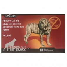 Fiprex Spot On caini peste 40 kg (3 pipete XL)