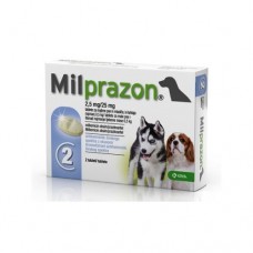 Milprazon caini sub 5 kg - cutie cu 2 cp Milprazon caini sub 5 kg - cutie cu 2 cp